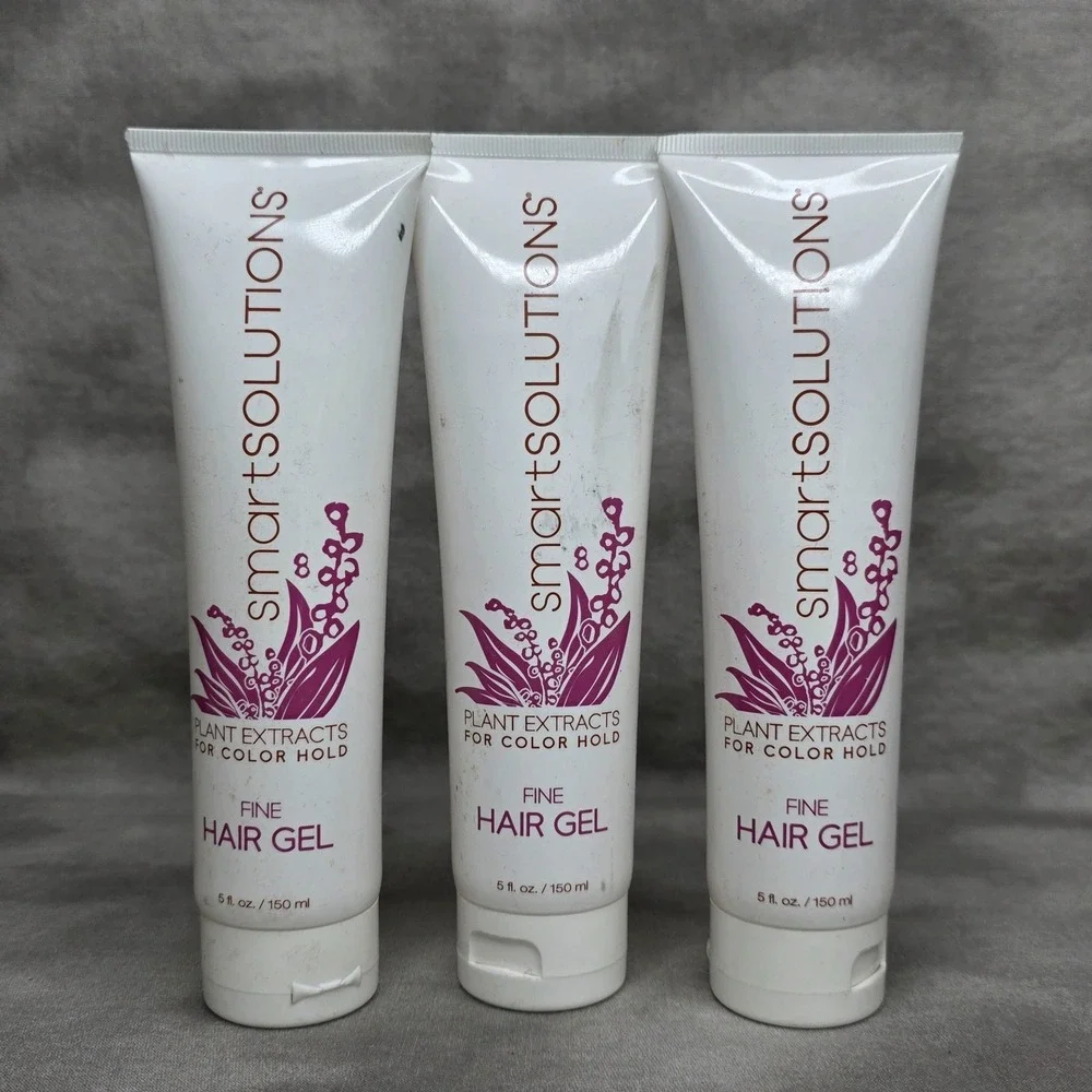 (X3) Smart Solutions FHG Fine Hair Gel 5 fl oz Thickens Fine Hair